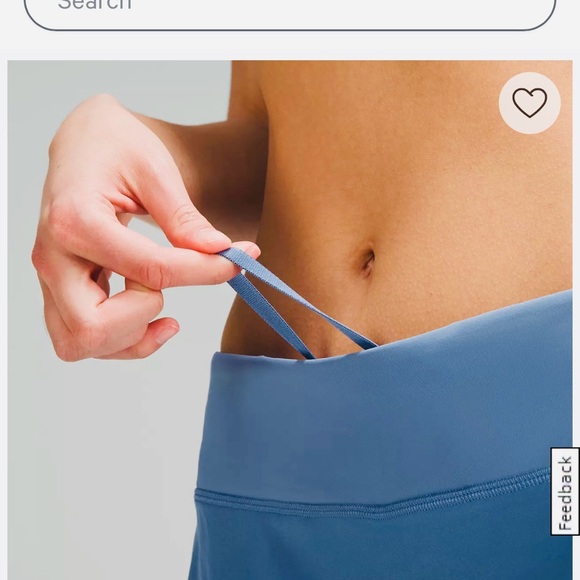 🍋 Lululemon Pace Rival Mid-Rise Skort- Blue Chill - Picture 3 of 10